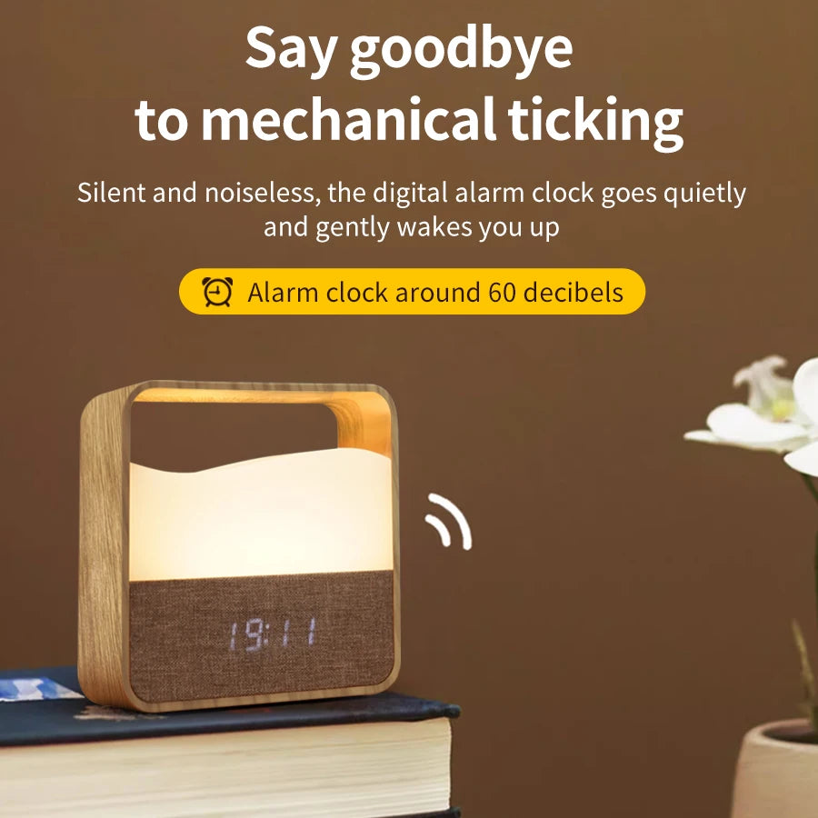 LumaGlow™ Smart Night Light – Touch LED Nachtlicht mit Wecker & Farbwechsel